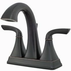Deals 🛒 Pfister Bronson™ Two Handle Centerset Bathroom Sink Faucet in Tuscan Bronze 😀