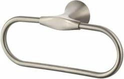 Deals 😍 Pfister Kelen™ Rectangular Closed Towel Ring in Brushed Nickel ❤️