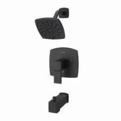Cheap ⌛ Pfister Deckard™ Single Handle Multi Function Bathtub & Shower Faucet in Matte Black Trim Only ⭐