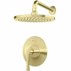 Deals 👍 Pfister Rhen™ Single Handle Multi Shower Faucet in Brushed Gold Trim Only ❤️