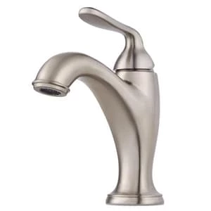 New 🧨 Pfister Northcott™ Single Handle Monoblock Bathroom Sink Faucet in Brushed Nickel 🔔