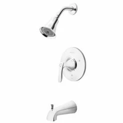 Budget 🛒 Pfister Weller™ Single Handle Single Function Bathtub & Shower Faucet in Polished Chrome (Trim Only) 👍