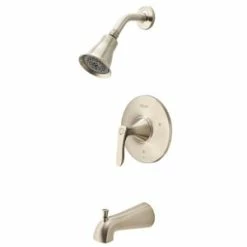 Cheapest 😍 Pfister Weller™ Single Handle Single Function Bathtub & Shower Faucet in Brushed Nickel (Trim Only) 😍