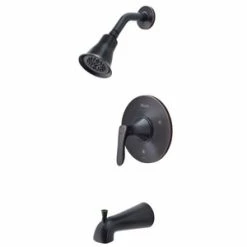 Best Pirce 😉 Pfister Weller™ Single Handle Single Function Bathtub & Shower Faucet in Tuscan Bronze (Trim Only) ⌛