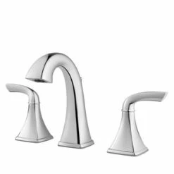 Buy 🎁 Pfister Bronson™ Two Handle Widespread Bathroom Sink Faucet in Polished Chrome 🧨