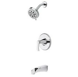 Discount 🌟 Pfister Jaida™ Single Handle Multi Function Bathtub & Shower Faucet in Polished Chrome Trim Only 🎁