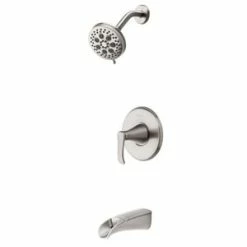 Brand new 😍 Pfister Jaida™ Single Handle Multi Bathtub & Shower Faucet in Spot Defense Brushed Nickel 🤩
