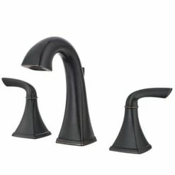 Discount 👏 Pfister Bronson™ Two Handle Widespread Bathroom Sink Faucet in Tuscan Bronze 😉