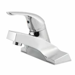Outlet ❤️ Pfister Pfirst Series™ Single Handle Centerset Bathroom Sink Faucet in Polished Chrome 🤩