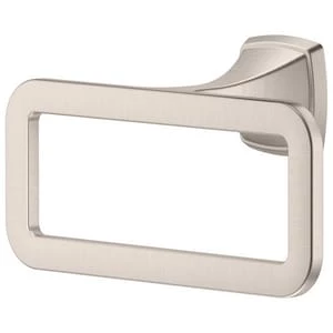 Outlet ⭐ Pfister Bronson™ Rectangular Closed Towel Ring in Brushed Nickel 🧨