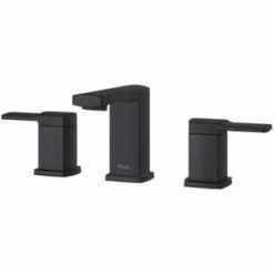 Budget 🧨 Pfister Deckard™ Two Handle Widespread Bathroom Sink Faucet in Matte Black 🌟