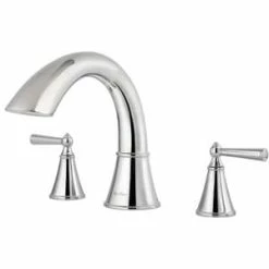 Coupon 😉 Pfister Saxton™ Two Handle Roman Tub Faucet in Polished Chrome Trim Only 😀