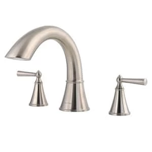 Best reviews of ⌛ Pfister Saxton™ Two Handle Roman Tub Faucet in Brushed Nickel Trim Only 👏