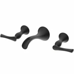 Best Pirce ✨ Pfister Rhen™ Two Handle Widespread Bathroom Sink Faucet in Matte Black Lever Handle 😉