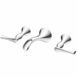 Best Sale 😀 Pfister Rhen™ Two Handle Widespread Bathroom Sink Faucet in Polished Chrome Lever Handle 👏