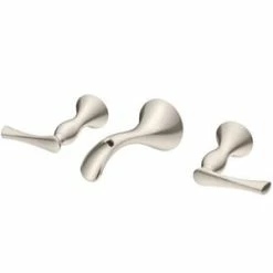Buy 🧨 Pfister Rhen™ Two Handle Widespread Bathroom Sink Faucet in Brushed Nickel Lever Handle 🌟