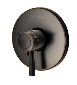 Budget 😉 Pfister Thermostatic™ Single Handle Bathtub & Shower Faucet in Tuscan Bronze (Trim Only) 🎉