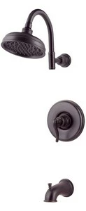 Cheap ✔️ Pfister Ashfield™ Single Handle Single Function Bathtub & Shower Faucet in Tuscan Bronze (Trim Only) 🌟