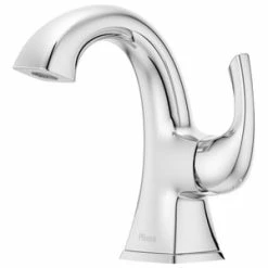 Buy ⌛ Pfister Bronson Single Handle Monoblock Vessel Filler Bathroom Sink Faucet in Polished Chrome 👏
