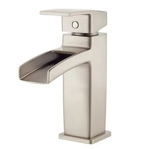 Promo 🔥 Pfister Kenzo™ Single Handle Monoblock Bathroom Sink Faucet in Brushed Nickel 🥰