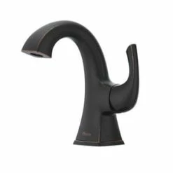 Flash Sale 😀 Pfister Bronson™ Single Handle Monoblock Bathroom Sink Faucet in Tuscan Bronze 🛒