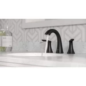 Best Pirce 🔥 Pfister Weller™ Two Handle Widespread Bathroom Sink Faucet in Matte Black Lever Handle 🔥 - Image 2