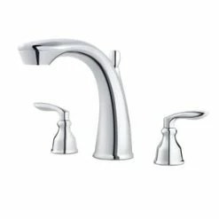 Outlet 🥰 Pfister Avalon™ Two Handle Roman Tub Faucet in Polished Chrome (Trim Only) 🤩