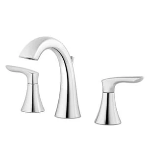 Buy 🤩 Pfister Weller™ Two Handle Widespread Bathroom Sink Faucet in Polished Chrome 😀