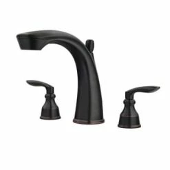 Discount 😍 Pfister Avalon™ Two Handle Roman Tub Faucet in Tuscan Bronze (Trim Only) ⌛