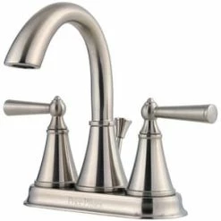 Best Sale 🌟 Pfister Saxton™ Two Handle Centerset Bathroom Sink Faucet in Brushed Nickel 😀