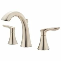 Outlet 🧨 Pfister Weller™ Two Handle Widespread Bathroom Sink Faucet in Brushed Nickel 🎉