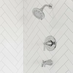 Best Pirce 💯 Pfister Saxton™ Single Handle Multi Function Bathtub & Shower Faucet in Polished Chrome Trim Only 🎉 - Image 3