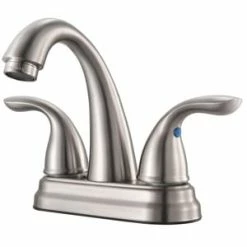 Wholesale 🔔 Pfister Pfirst Series™ Two Handle Centerset Bathroom Sink Faucet in Brushed Nickel ✨