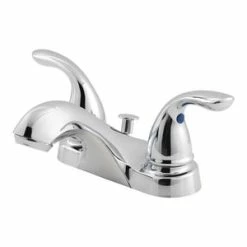 New 🥰 Pfister Pfirst Series™ Two Handle Centerset Bathroom Sink Faucet in Polished Chrome ✔️