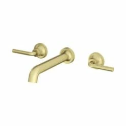 Flash Sale ✨ Pfister Tenet™ Two Handle Widespread Wall Mount Bathroom Sink Faucet in Brushed Gold 🌟