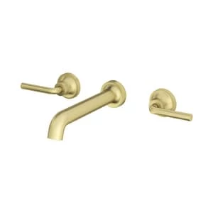 Flash Sale ✨ Pfister Tenet™ Two Handle Widespread Wall Mount Bathroom Sink Faucet in Brushed Gold 🌟