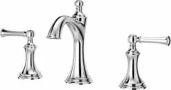 Cheap ⌛ Pfister Tisbury™ Two Handle Widespread Bathroom Sink Faucet in Polished Chrome 🥰