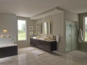 Hot Sale 👍 Pfister Contempra™ Single Function Rain Showerhead in PVD Brushed Nickel 💯 - Image 2