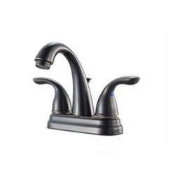 Discount 🧨 Pfister Pfirst Series™ Two Handle Centerset Bathroom Sink Faucet in Tuscan Bronze ✨