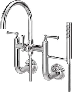 Wholesale 🔔 Pfister Tisbury™ Two Handle Wall Mount Filler in Polished Chrome 🎉
