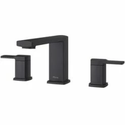 Outlet 🥰 Pfister Deckard™ Two Handle Roman Tub Faucet in Matte Black Trim Only 🎁