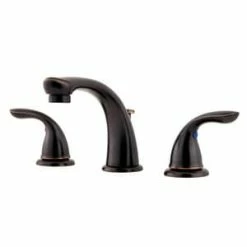 Buy ✔️ Pfister Pfirst Series™ Two Handle Widespread Bathroom Sink Faucet in Tuscan Bronze 🧨