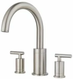 Cheap 😍 Pfister Contempra™ Two Handle Roman Tub Faucet in Brushed Nickel Trim Only 🛒