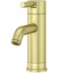Hot Sale ❤️ Pfister Contempra™ Single Handle Centerset Bathroom Sink Faucet in Brushed Gold 😉