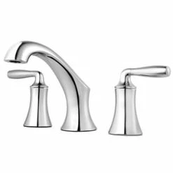 Discount ⌛ Pfister Iyla™ Two Handle Widespread Bathroom Sink Faucet in Polished Chrome ⭐