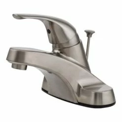Best deal ❤️ Pfister Pfirst Series™ Single Handle Centerset Bathroom Sink Faucet in Brushed Nickel 🧨