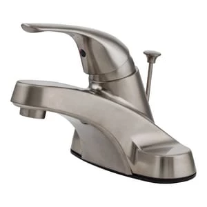 Best deal ❤️ Pfister Pfirst Series™ Single Handle Centerset Bathroom Sink Faucet in Brushed Nickel 🧨