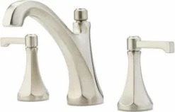 Flash Sale 🌟 Pfister Arterra™ Two Handle Widespread Bathroom Sink Faucet in Brushed Nickel 🤩