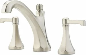 Flash Sale 🌟 Pfister Arterra™ Two Handle Widespread Bathroom Sink Faucet in Brushed Nickel 🤩
