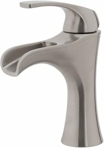 Best Sale 🤩 Pfister Jaida™ Single Handle Monoblock Bathroom Sink Faucet in Brushed Nickel 🧨